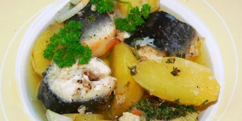portugiesische Aal-Ofensuppe