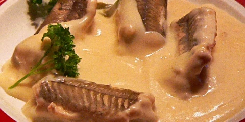 Aal in Käsesahne