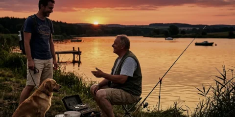 Angler Unterhaltung